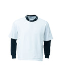 Two Coloured Ribbed Long Sleeve T-shirt