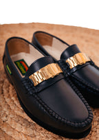 D.AKOTAS - Gold Buckle Moccasins
